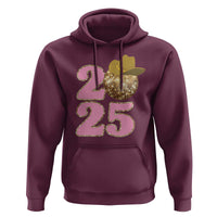 Howdy New Year 2025 Hoodie Happy New Year Sparkling Cowboy Cowgirl