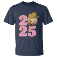 Howdy New Year 2025 T Shirt Happy New Year Sparkling Cowboy Cowgirl - Wonder Print Shop