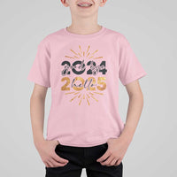 Goodbye 2024 Hello 2025 T Shirt For Kid New Year's Eve Party - Wonder Print Shop