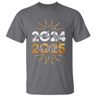Goodbye 2024 Hello 2025 T Shirt New Year's Eve Party Fireworks - Wonder Print Shop