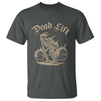 Funny Deadlifts Lifting Weights Gym Skeleton T Shirt - Wonder Print Shop