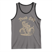 Funny Deadlifts Lifting Weights Gym Skeleton Tank Top - Wonder Print Shop