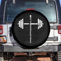 Christian Bible Gym Spare Tire Cover Jesus Weightlifter Workout Faith Philippians 4 13 - Wonder Print Shop