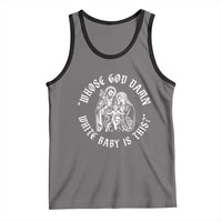 Whose God Damn White Baby Is This Tank Top Funny Christian Christmas - Wonder Print Shop