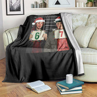 Funny 67 Christmas Movie Throw Blanket Six Seven Wet Bandits Home Xmas Alone - Wonder Print Shop