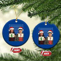 Funny 67 Christmas Movie Ceramic Ornament Six Seven Wet Bandits Home Xmas Alone - Wonder Print Shop