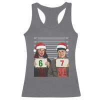 Funny 67 Christmas Movie Racerback Tank Top Six Seven Wet Bandits Home Xmas Alone - Wonder Print Shop