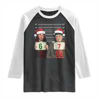Funny 67 Christmas Movie Raglan Shirt Six Seven Wet Bandits Home Xmas Alone - Wonder Print Shop