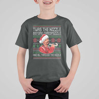 Funny Christmas Hip Hop Rap Gang T Shirt For Kid Twas The Nizzle Before Chrismizzle And All Through The Hizzle - Wonder Print Shop