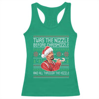 Funny Christmas Hip Hop Rap Gang Racerback Tank Top Twas The Nizzle Before Chrismizzle And All Through The Hizzle - Wonder Print Shop