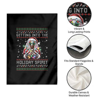 Funny Terrifier Christmas Santa Garden Flag Getting Into The Holiday Spirit Horror Movie - Wonder Print Shop