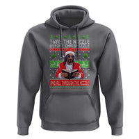 Funny Christmas Hip Hop Rap Gang Hoodie Twas The Nizzle Before Chrismizzle And All Through The Hizzle Weed - Wonder Print Shop