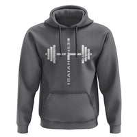 Christian Bible Gym Hoodie Jesus Weightlifter Workout Faith Isaiah 40 31 - Wonder Print Shop