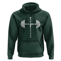 Christian Bible Gym Hoodie Jesus Weightlifter Workout Faith Isaiah 40 31 - Wonder Print Shop
