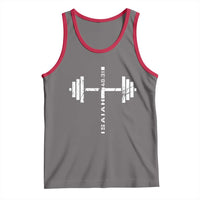 Christian Bible Gym Tank Top Jesus Weightlifter Workout Faith Isaiah 40 31 - Wonder Print Shop