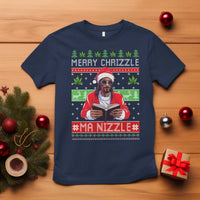Funny Christmas Hip Hop Rap Gang T Shirt Merry Chrizzle Ma Nizzle Xmas Weed - Wonder Print Shop