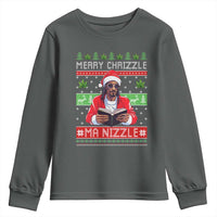 Funny Christmas Hip Hop Rap Gang Youth Sweatshirt Merry Chrizzle Ma Nizzle Xmas Weed - Wonder Print Shop