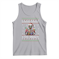 Funny Terrifier Christmas Santa Tank Top Slashing Through The Snow Xmas Horror Movie - Wonder Print Shop