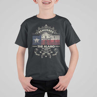 Texas Remember The Alamo San Antonio Pride T Shirt For Kid Texas History
