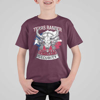 Texas Ranger Original Homeland Security T Shirt For Kid History Of Texas