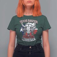 Texas Ranger Original Homeland Security T Shirt For Women History Of Texas