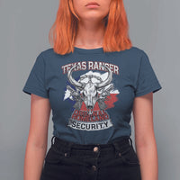Texas Ranger Original Homeland Security T Shirt For Women History Of Texas