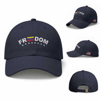 Freedom For Venezuela Baseball Cap Venezuelan Flag Eight Stars Bandera