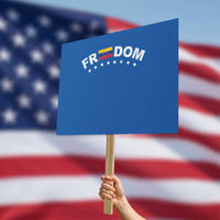 Freedom For Venezuela Protest Sign Venezuelan Flag Eight Stars Bandera - Wonder Print Shop