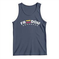 Freedom For Venezuela Tank Top Venezuelan Flag Eight Stars Bandera - Wonder Print Shop