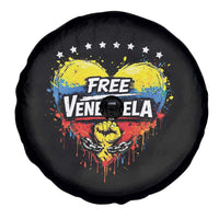 Free Venezuela Spare Tire Cover Freedom Venezuelan Flag Hand Fist Graphic - Wonder Print Shop