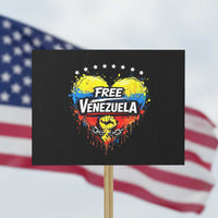 Free Venezuela Protest Sign Freedom Venezuelan Flag Hand Fist Graphic - Wonder Print Shop