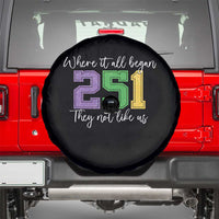 251 Mardi Gras Mobile Alabama Spare Tire Cover Where It All Began Fat Tuesday Carnival Glitter Print
