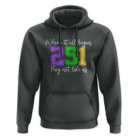 251 Mardi Gras Mobile Alabama Hoodie Where It All Began Fat Tuesday Carnival Glitter Print