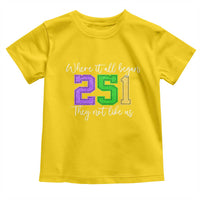 251 Mardi Gras Mobile Alabama Toddler T Shirt Where It All Began Fat Tuesday Carnival Glitter Print