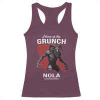 Home Of The Grunch Nola Louisiana Racerback Tank Top New Orleans Urban Legend
