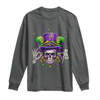Mardi Gras Skull 67 Six Seven Meme New Orleans Witch Doctor Voodoo Long Sleeve Shirt