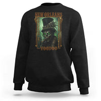 New Orleans Voodoo Sweatshirt Bourbon Street French Quarter Creepy Occult Lover