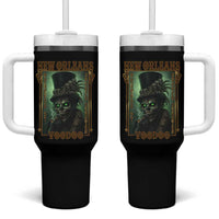New Orleans Voodoo Tumbler With Handle Bourbon Street French Quarter Creepy Occult Lover