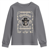New Orleans Voodoo Youth Sweatshirt Tales Of Voodoo Magic Skull Spooky Hoodoo Rootworker