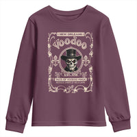 New Orleans Voodoo Youth Sweatshirt Tales Of Voodoo Magic Skull Spooky Hoodoo Rootworker