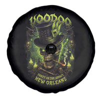 Louisiana Voodoo Skull Spare Tire Cover Party In The Spirit New Orleans Creepy Occult Lover