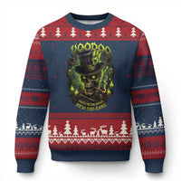 Louisiana Voodoo Skull Ugly Christmas Sweater Party In The Spirit New Orleans Creepy Occult Lover