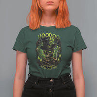 Louisiana Voodoo Skull T Shirt For Women Party In The Spirit New Orleans Creepy Occult Lover