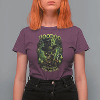 Louisiana Voodoo Skull T Shirt For Women Party In The Spirit New Orleans Creepy Occult Lover