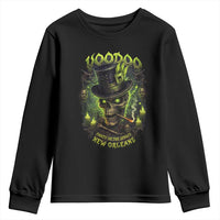 Louisiana Voodoo Skull Youth Sweatshirt Party In The Spirit New Orleans Creepy Occult Lover