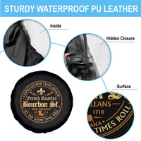 Bourbon Street French Quarter New Orleans Vintage Spare Tire Cover