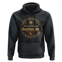 Bourbon Street French Quarter New Orleans Vintage Hoodie