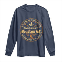 Bourbon Street French Quarter New Orleans Vintage Long Sleeve Shirt