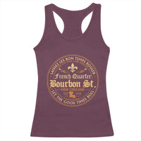 Bourbon Street French Quarter New Orleans Vintage Racerback Tank Top