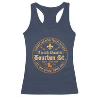 Bourbon Street French Quarter New Orleans Vintage Racerback Tank Top